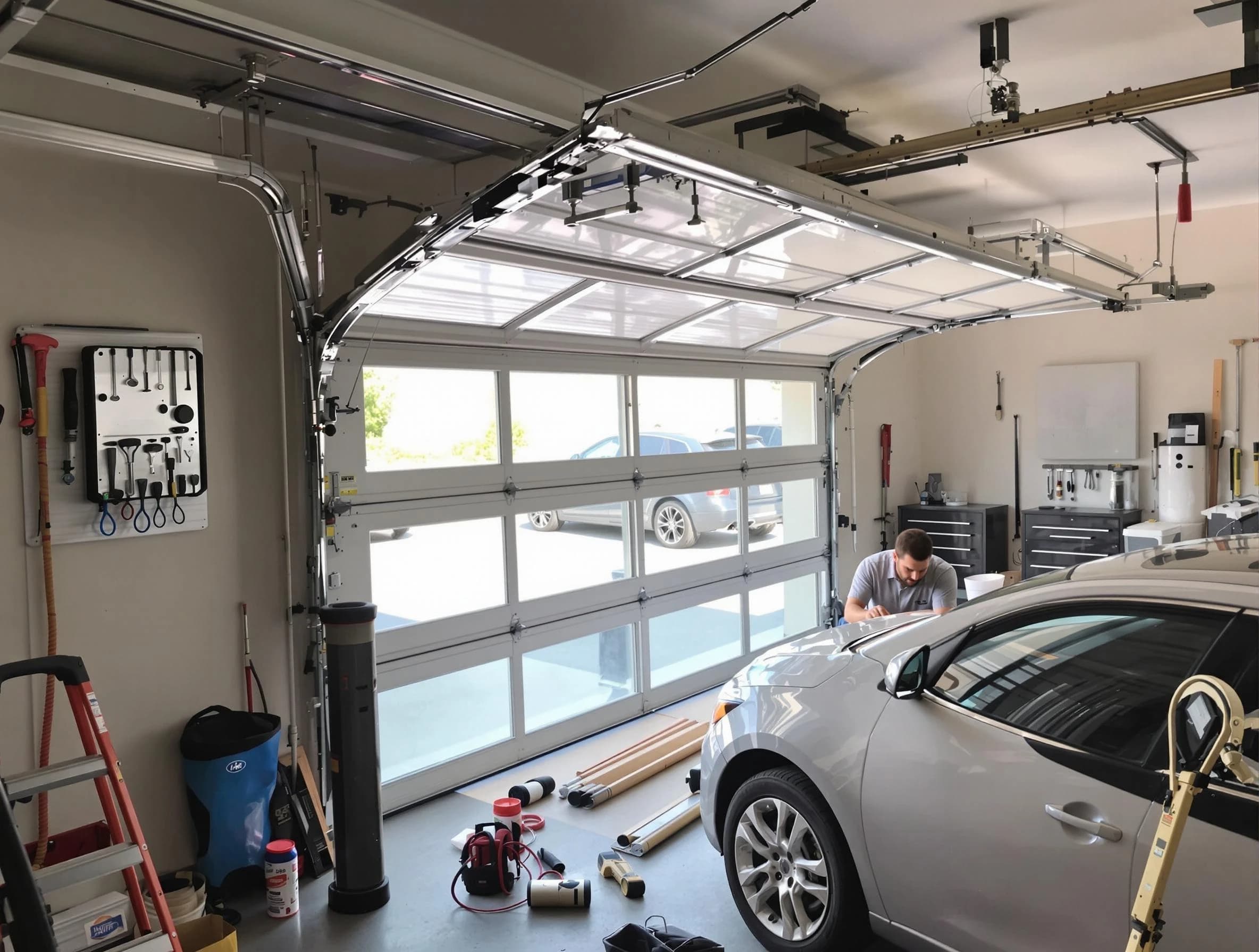 Garage door noise reduction service by Murrysville Garage Door Repair in Murrysville