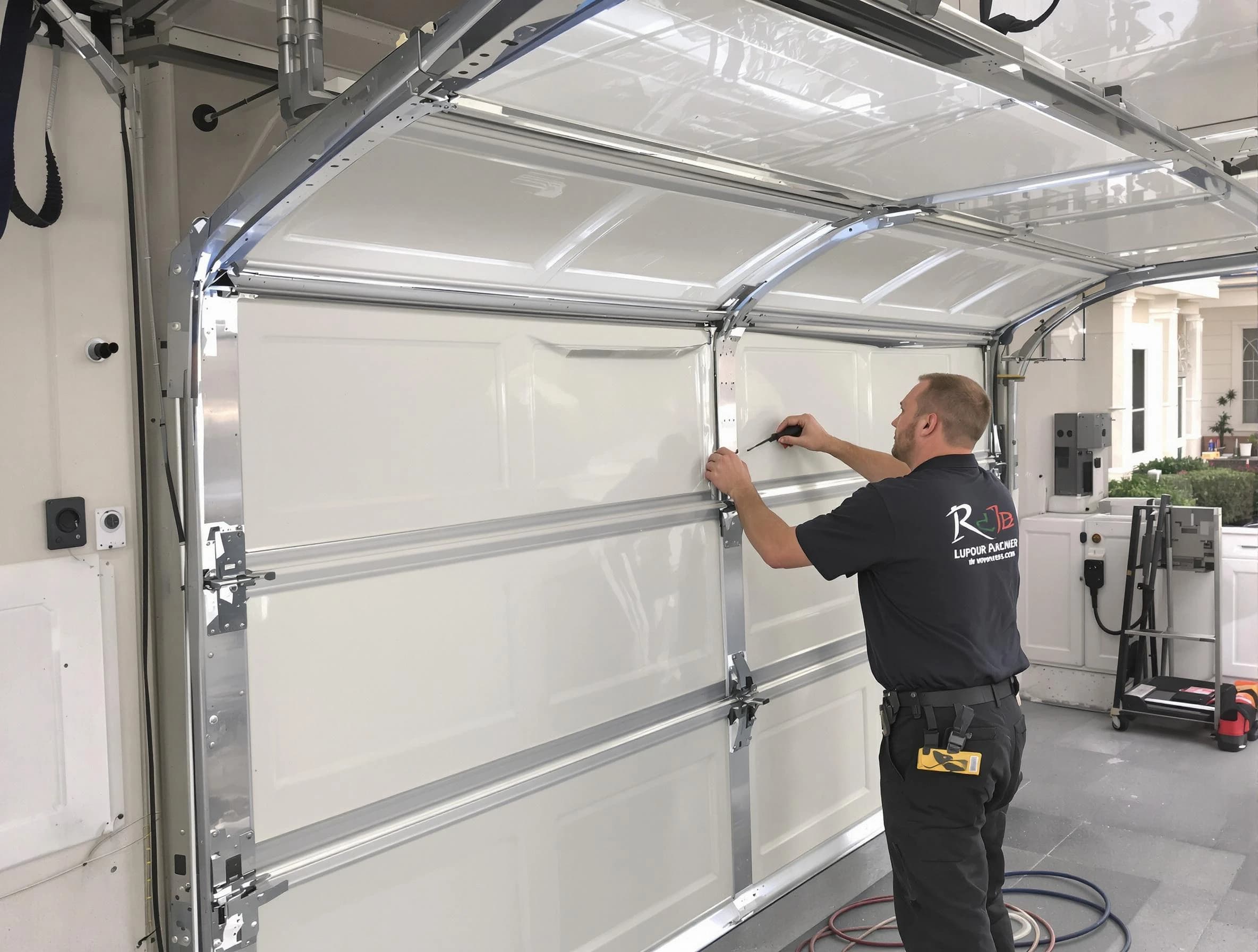 Murrysville Garage Door Repair professional performing panel repair in Murrysville