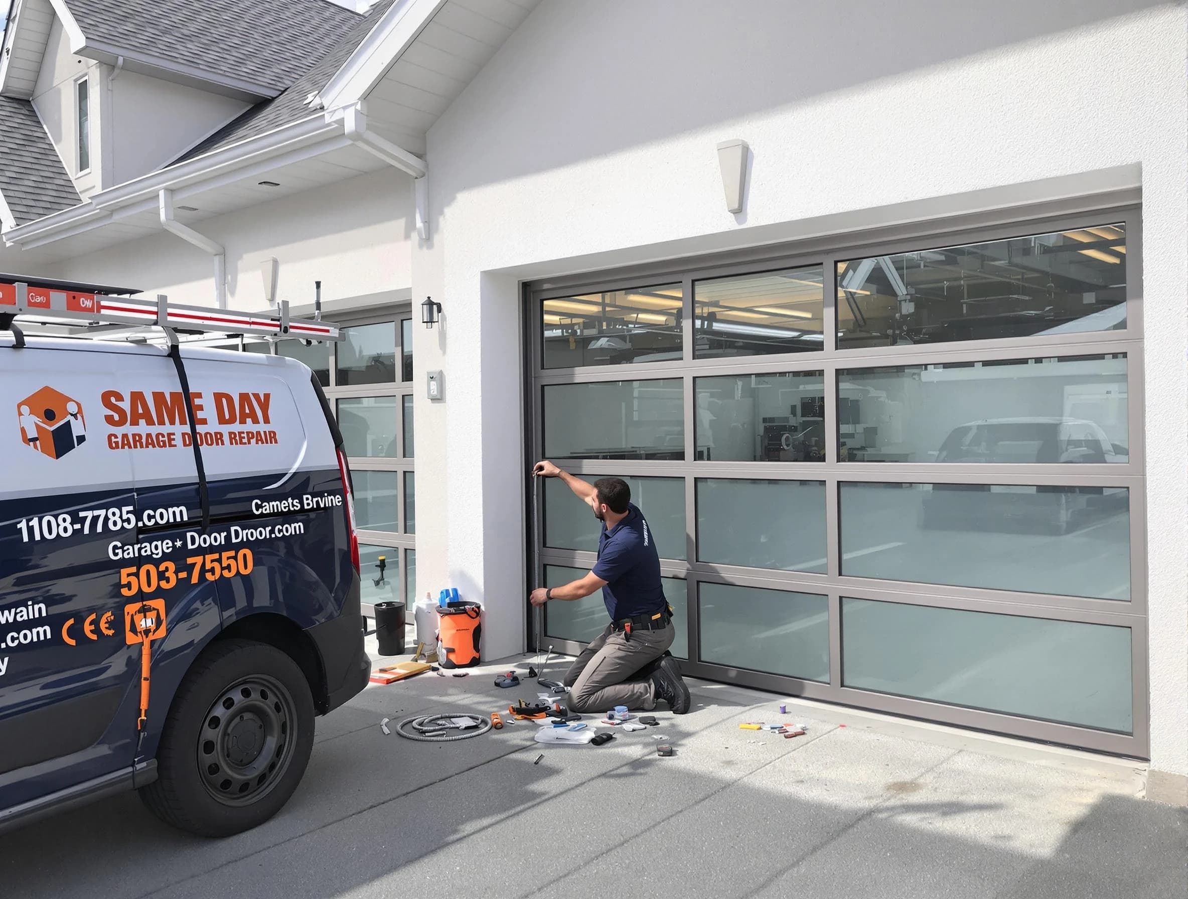 Same-day garage door repair service by Murrysville Garage Door Repair in Murrysville