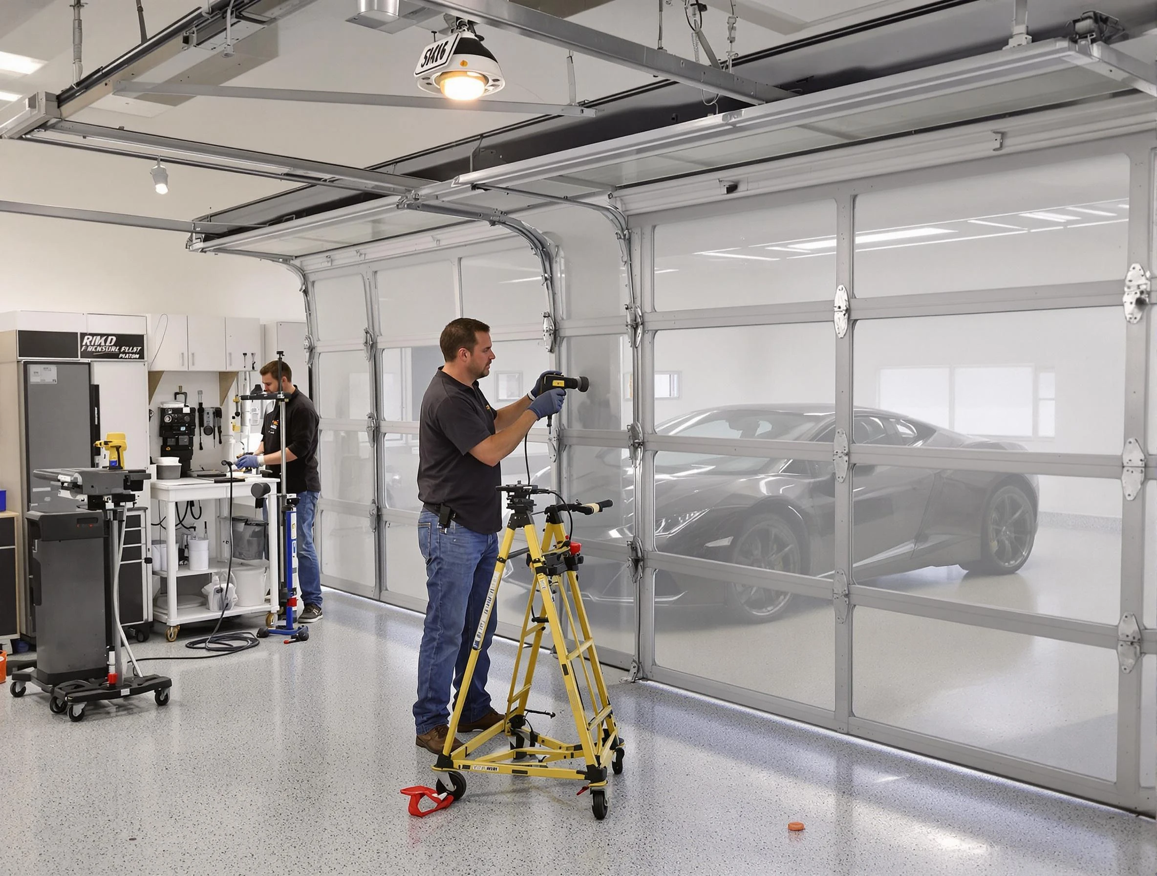 Garage Door Dents Repair in Murrysville