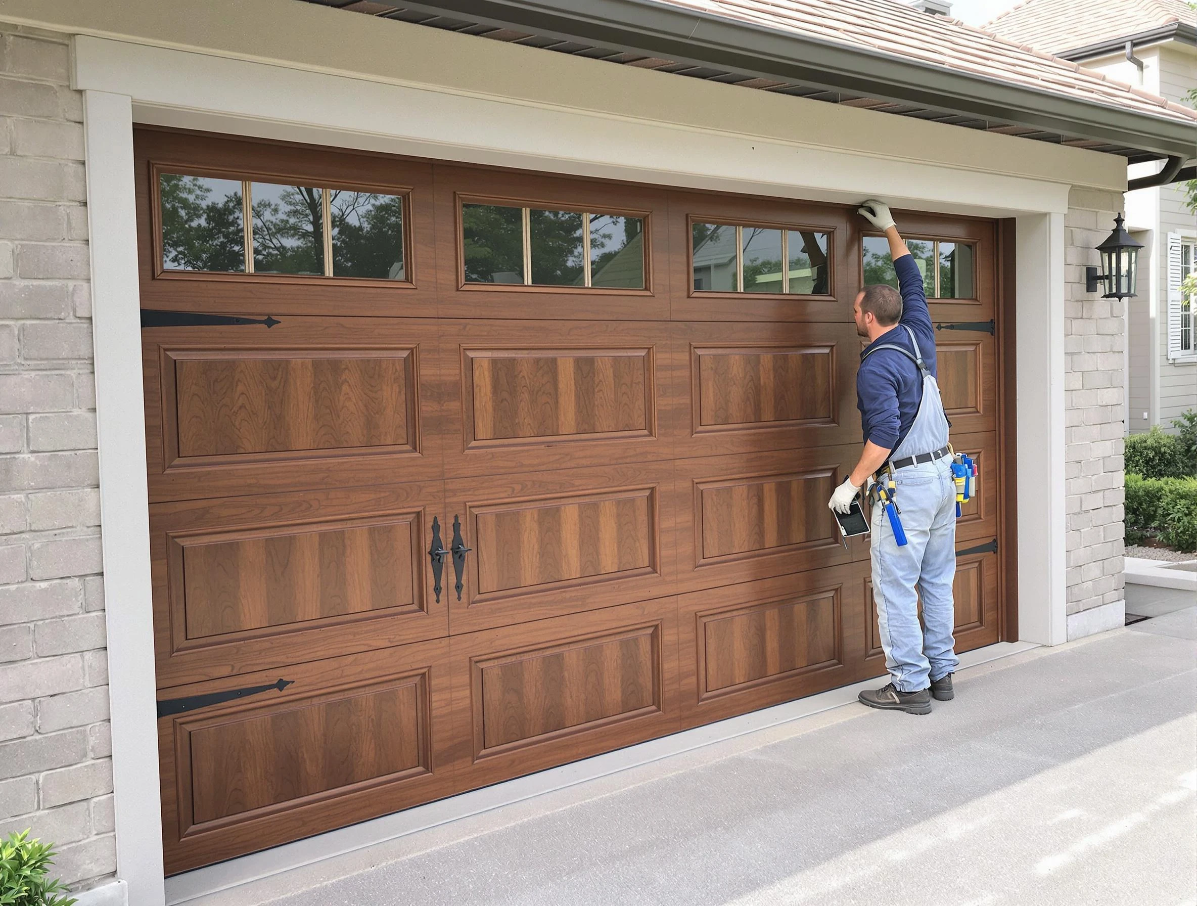 Custom garage door showcase by Murrysville Garage Door Repair in Murrysville