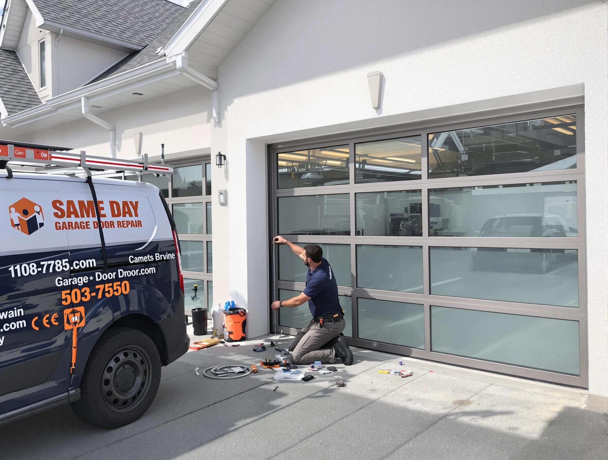 Same-day garage door repair service by Murrysville Garage Door Repair in Murrysville